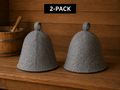 Wool Sauna Hat Two-Pack