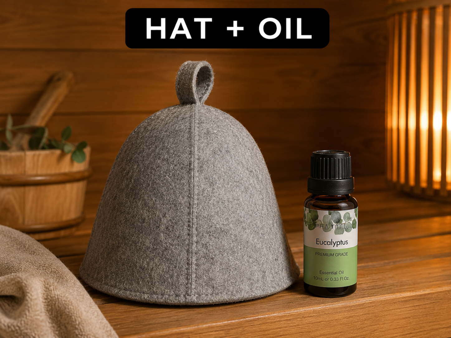 Sauna Ritual Kit - Two Hats + Aroma Oil
