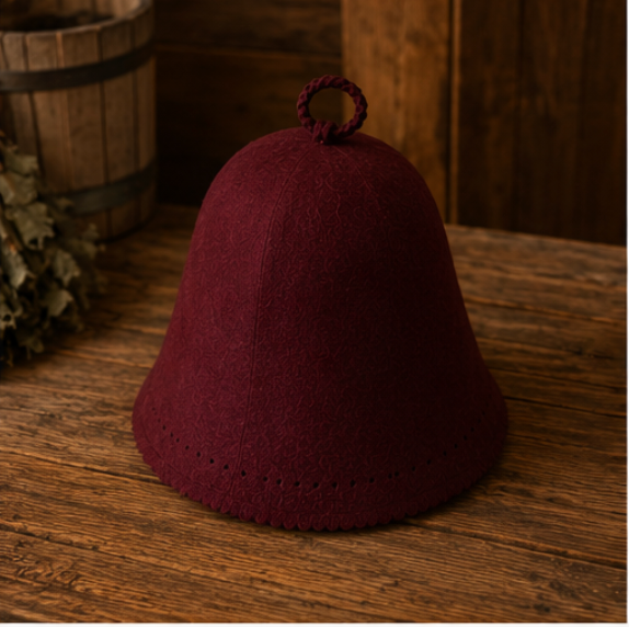 Colorful Merino Wool Sauna Hat