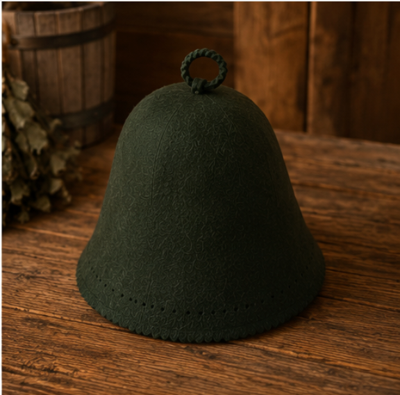 Colorful Merino Wool Sauna Hat