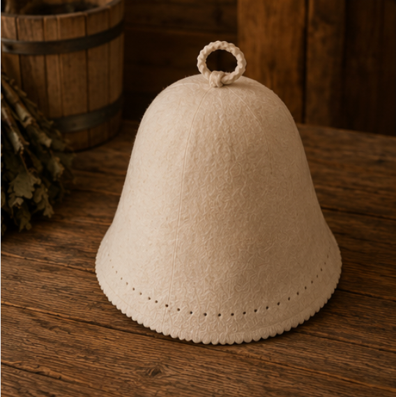Colorful Merino Wool Sauna Hat