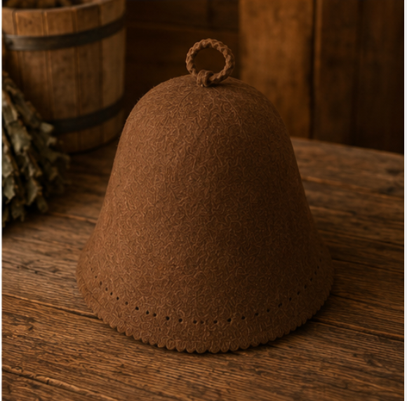 Colorful Merino Wool Sauna Hat