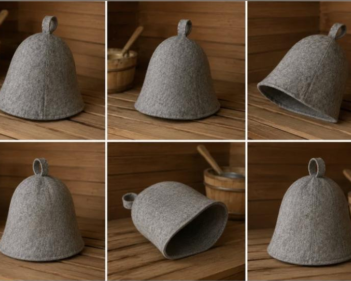 Wool Sauna Hat Two-Pack