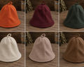 Colorful Merino Wool Sauna Hat