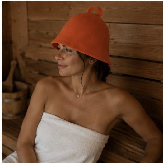 Colorful Merino Wool Sauna Hat
